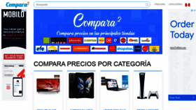What Compara2.pe website looked like in 2021 (2 years ago)