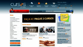 What Cursos24horas.com.br website looked like in 2021 (2 years ago)