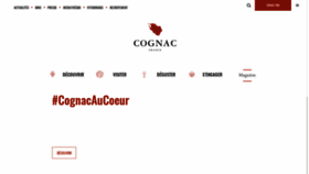 What Cognac.fr website looked like in 2021 (2 years ago)