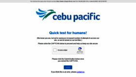 What Cebupacificair.com website looked like in 2021 (4 years ago)