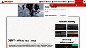 What Chlopy.webcamera.pl website looked like in 2021 (2 years ago)