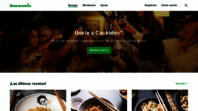 What Cookidoo.mx website looked like in 2021 (4 years ago)
