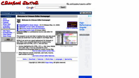 What Crimsoneditor.com website looked like in 2021 (2 years ago)