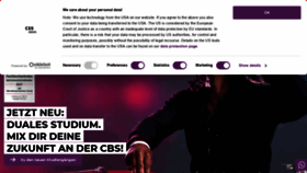 What Cbs-edu.de website looked like in 2021 (2 years ago)