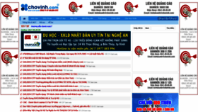 What Chovinh.com website looked like in 2021 (2 years ago)
