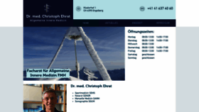 What Christoph-ehrat.ch website looked like in 2021 (2 years ago)