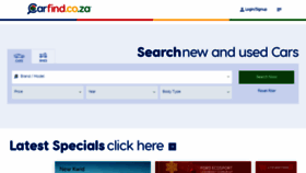 What Carfind.co.za website looked like in 2021 (2 years ago)