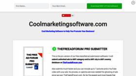 What Coolmarketingsoftware.com website looked like in 2021 (2 years ago)