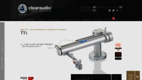 What Clearaudio.de website looked like in 2021 (2 years ago)