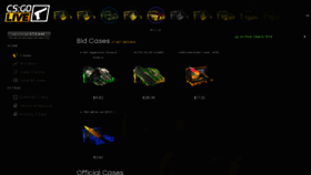 What Csgolive.com website looked like in 2021 (2 years ago)