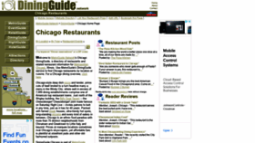 What Chicago.diningguide.com website looked like in 2021 (2 years ago)