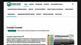 What Contadorcontado.com website looked like in 2021 (2 years ago)