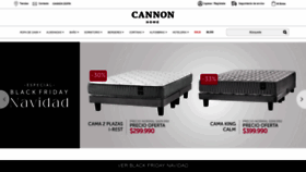 What Cannonhome.cl website looked like in 2021 (2 years ago)