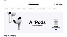 What Cavaraty.com website looked like in 2021 (2 years ago)