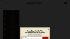 What Carbon2cobalt.com website looked like in 2021 (2 years ago)