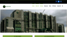 What Cac.gov.ng website looked like in 2021 (2 years ago)