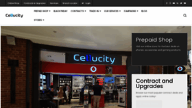 What Cellucity.co.za website looked like in 2021 (2 years ago)