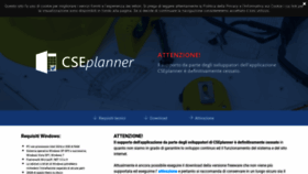 What Cseplanner.com website looked like in 2021 (2 years ago)
