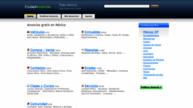What Ciudadanuncios.com.mx website looked like in 2021 (2 years ago)