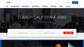 What Cajobhunt.com website looked like in 2021 (2 years ago)