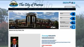What Cityofparma-oh.gov website looked like in 2021 (2 years ago)