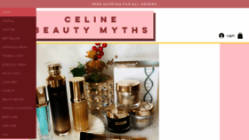 What Celinebeautymyths.com website looked like in 2021 (2 years ago)