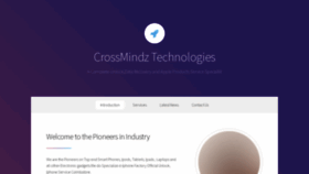 What Crossmindz.com website looked like in 2021 (2 years ago)