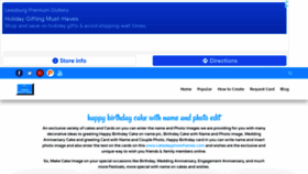 What Cakedayphotoframes.com website looked like in 2021 (2 years ago)