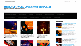 What Coverpagetemplates.com website looked like in 2021 (2 years ago)