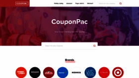 What Couponpac.com website looked like in 2021 (2 years ago)