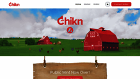 What Chikn.farm website looked like in 2021 (2 years ago)