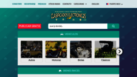 What Clasificadoselectronicos.com website looked like in 2021 (2 years ago)