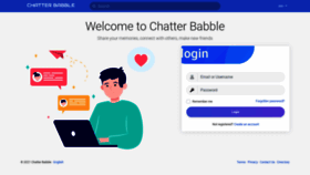 What Chatterbabble.com website looked like in 2021 (2 years ago)
