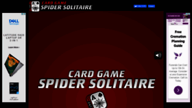 What Cardgamespidersolitaire.com website looked like in 2021 (2 years ago)