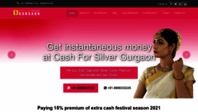 What Cashforsilvergurgaon.co.in website looked like in 2021 (2 years ago)