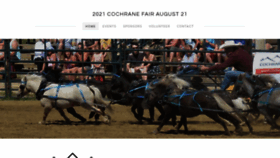 What Cochranefair.com website looked like in 2021 (2 years ago)