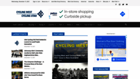 What Cyclingutah.com website looked like in 2021 (2 years ago)