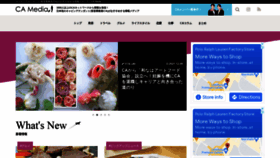 What Ca-media.jp website looked like in 2021 (2 years ago)