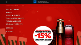 What Charleroi-duty-free.com website looked like in 2021 (2 years ago)