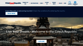 What Czechtourism.com website looked like in 2021 (2 years ago)