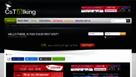 What Cstalking.tv website looked like in 2021 (2 years ago)