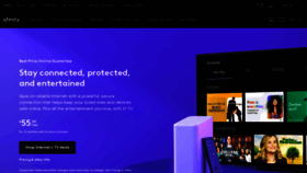 What Comcast.net website looked like in 2021 (3 years ago)