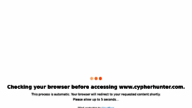What Cypherhunter.com website looked like in 2021 (2 years ago)