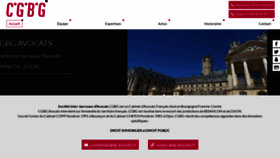What Cgbg-avocats.fr website looked like in 2021 (2 years ago)