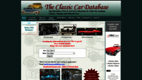 What Classiccardatabase.com website looked like in 2021 (2 years ago)