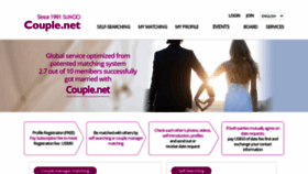What Couple.net website looked like in 2021 (2 years ago)