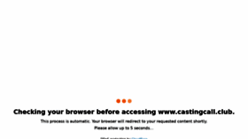 What Castingcall.club website looked like in 2021 (2 years ago)