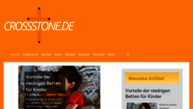 What Crossstone.de website looked like in 2021 (2 years ago)