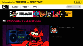 What Cartoonnetwork.com.ar website looked like in 2021 (2 years ago)