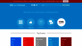 What Certsschool.com website looked like in 2021 (2 years ago)